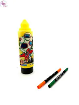 ماژیک دو سر11رنگ ربات school fans